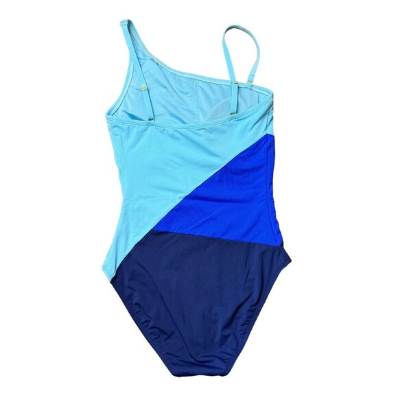 Bleu Rod Beattie Around The‎ Block Asymmetrical One Piece Sz 8 - Picture 2 of 9